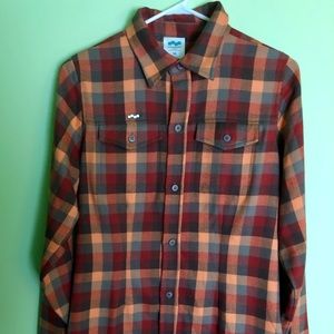 Foursquare Flannel Plaid Shirt Medium
